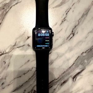 Apple Watch Series 3 38mm GPS + Cellular Aluminum Case - Good Condition